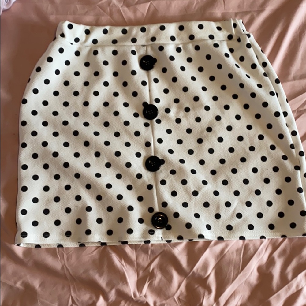 Polka dot skirt